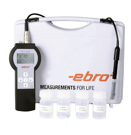 EBRO PHT 830 SET 1 GIDA pH METRESİ Epoksi Elektrot ile