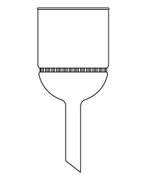 LG022.04.3550 Filtreli Huni (Nuche) 35 mm Filtre Çapı, 50 ml Hacim, Porozite No:0-3