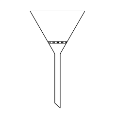 LG022.05.5525 Filtreli Huni 55 mm Filtre Çapı, 25 ml Hacim, Porozite No:1-3