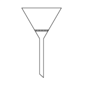 LG022.05.5525 Filtreli Huni 55 mm Filtre Çapı, 25 ml Hacim, Porozite No:1-3