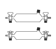 LG023.04.0100 Gaz Numune Alma Pipeti, Septalı, PTFE Musluklu 100 ml Hacim