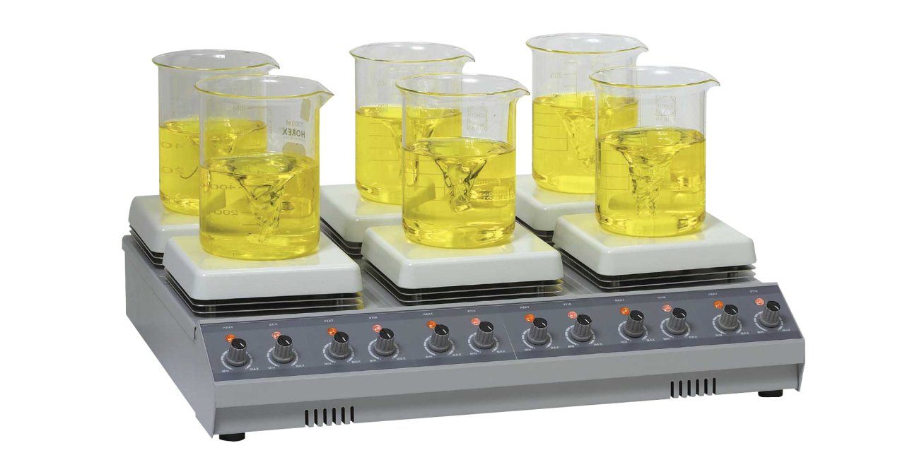 ÇOKLU ISITICILI MANYETİK KARIŞTIRICI (6'lı)