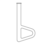 LG024.13.3020 Erime Noktası Tayin Tüpü (Asit Tabancası, Thiele Tipi) 30mm Dış Çapı, 20mm Boy