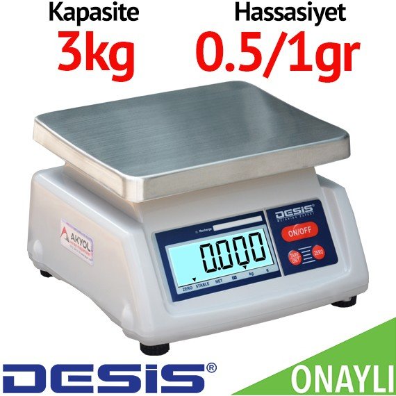 Desis T28 Terazi Hassasiyet 0,5 gr Max: 3 kg.