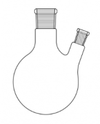 Balon, İki boyunlu ,(45◦ Açılı Boyun)