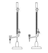 LG025.20.0005 Büret, Mikro, Cam Musluklu, Sehpalı 5 ml Hacim, Tolerans 0.02 ml