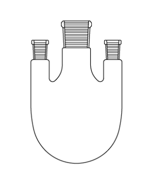 Balon, Üç boyunlu , (Dik Boyun)