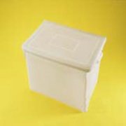 HDPE Taşıma Kabı, Kapaklı, 630x440x340 mm, 65 Lt.