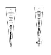 LG025.34.1000 Imhoff hunisi, Musluklu 1000 ml Hacim