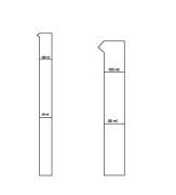 LG025.39.2030 Nessler tüpü 50 ml Hacim, 20 x300 mm Çap x Boy