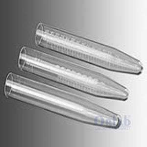 Cam Santrifüj Tüpü, Soda Lİme, Dibi Konik, Taksimatsız, Dudaksız, 15 ml