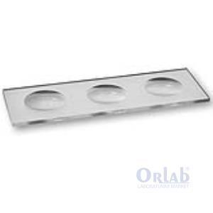Lam, Çukur, 3 Çukurlu, 15-16Mm Çaplı, Tıraşlı, 76X26 Mm
