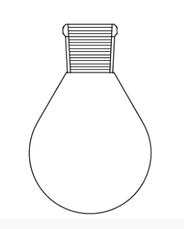 Cam Teknik LG006.14.0100 Balon, Armudi 100 ml Hacim, NS: 29/32