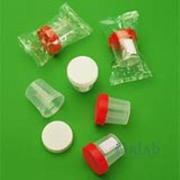 Numune Kabı, Plastik, PP, Hacim 120 ml, Etiketli