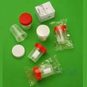 Numune Kabı, Plastik, PP, Hacim 180 ml, Etiketli