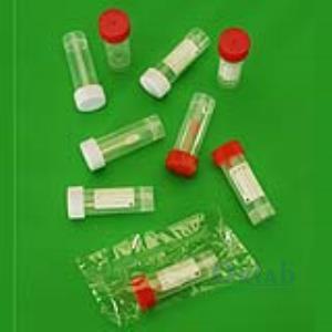 Numune Kabı, Hacim 25 ml, Kaşıklı, Steril, Etiketli, Tek Tek Poşetli