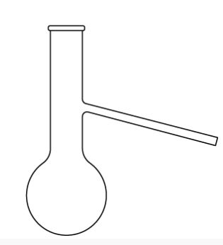 Cam Teknik LG006.19.0100 Distilasyon balonu, Şilifsiz 100 ml Hacim