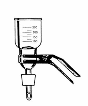 LG027.01.0300 Filtre Tutucu, Ekleme Hunisi ve Aksesuarları, Takım 300 ml Huni Hacmi, 47 mm - Por.2 Filtre Tutucu