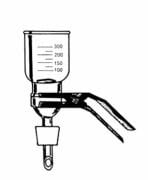 LG027.01.0300 Filtre Tutucu, Ekleme Hunisi ve Aksesuarları, Takım 300 ml Huni Hacmi, 47 mm - Por.2 Filtre Tutucu