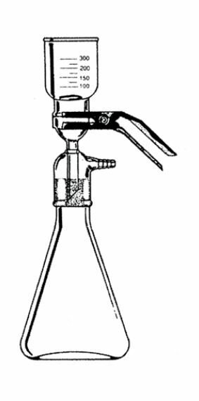 LG027.03.0500 Vakum Filtrasyon Seti (Askıda katı madde düzeneği) 500 ml Erlen Hacmi