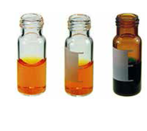 LG8271.0001 Vial, 12x32 mm 2 ml Hacim, Şeffaf vida kapaklı, taksimatlı