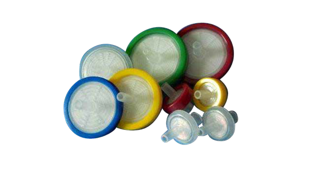 PL.099.01.006 Enjektör Ucu Filtreler, PTFE 25 mm Çap, 0.45 μm Porozite, Turuncu