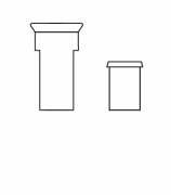 LG028.25.0002 Soxhlet Extraksiyon Beheri (Yağ Beheri) 52mmx80mm Çap * Boy