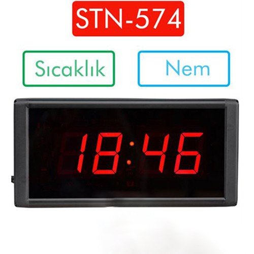 Loyka STN-574 Işıklı Termometre Saat