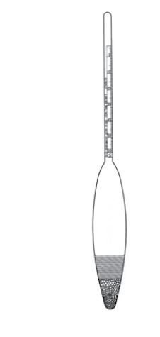 LG029.02.0001 Toprak Hidrometresi Densi Soil ASTM 151H-62, 0.995-1.038: 0.001 Sp-Gr Tp.68/68°F