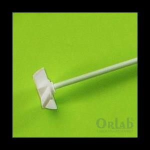 PTFE Teflon Karıştırıcı Şaft, Pervane Tipi, 6x400x40 mm