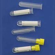 Dibi Yuvarlak, Hacim 3 ml, PS, 12x56 mm, Etiketli, (CE)