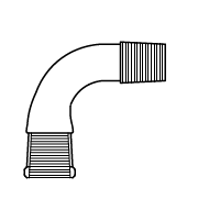 Cam Teknik LG012.07.1429 Distilasyon Adaptörü 90 derece açılı dişi - erkek Dişi NS: 14,5/23 - Erkek NS: 29/32