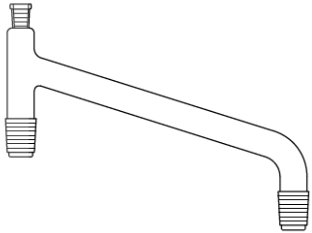 Cam Teknik LG012.13.1423 Distilasyon Köprüsü, Termometre girişli Dişi NS: 14,5/23 - Erkek NS: 14,5/23