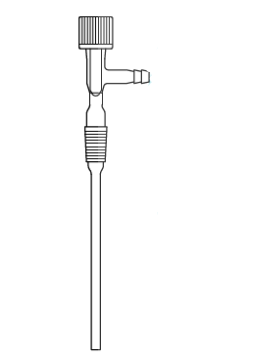Cam Teknik LG012.18.2932 Gaz giriş borusu, Musluklu NS: 29/32