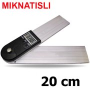 20 cm'lik Dijital Mıknatıslı Açı Ölçer (5414-200)