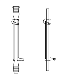 Cam Teknik LG013.01.3029 Düz (Liebig) soğutucu, Çift Şilifli NS: 29/32, Ceket Boyu 300 mm