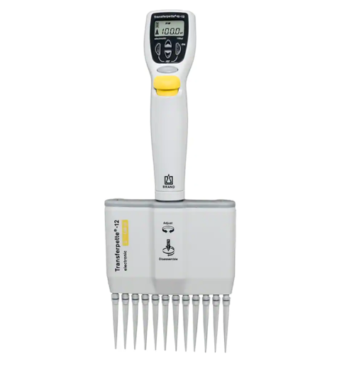 BRAND 705453 Transferpette® S 12 Electronic 10 - 200 µL Elektronik 12 Kanallı Otomatik Pipet