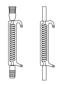 Cam Teknik LG013.04.0300 Spiralli soğutucu, Şilifsiz Ceket Boyu 300 mm