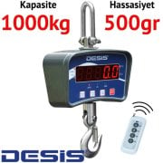 Desis OCS-B Dijital Vinç Baskülü - Hassasiyet: 0,5 kg. Max: 1000 kg.