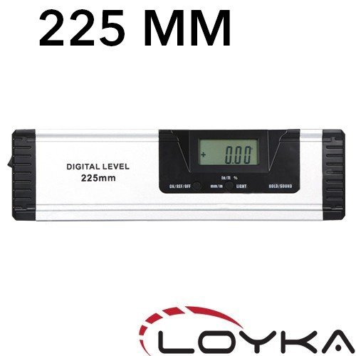 Loyka 5419-225D Dijital Eğim Ölçer (Çizgi Lazerli) 22.5CM