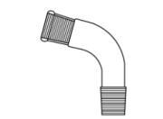 Cam Teknik LG014.02.2932 Aktarım adaptörü, 105° açılı NS:29/32
