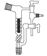 Cam Teknik LG015.02.1423 Distilasyon toplama başlığı, 105° 25 Litre Hacim, NS: 14,5/23