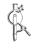 LG016.09.0250 Solvent Distilasyon Başlığı Üst Dişi NS: 29/32- Alt Erkek NS: 29/32- Alt Musluk Erkek NS: 14,5/23, 250 ml Balon Hacmi