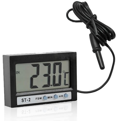 Elitech ST-2 Mini Kablolu İç-Dış Termometre Saat (3´ lü Paket)