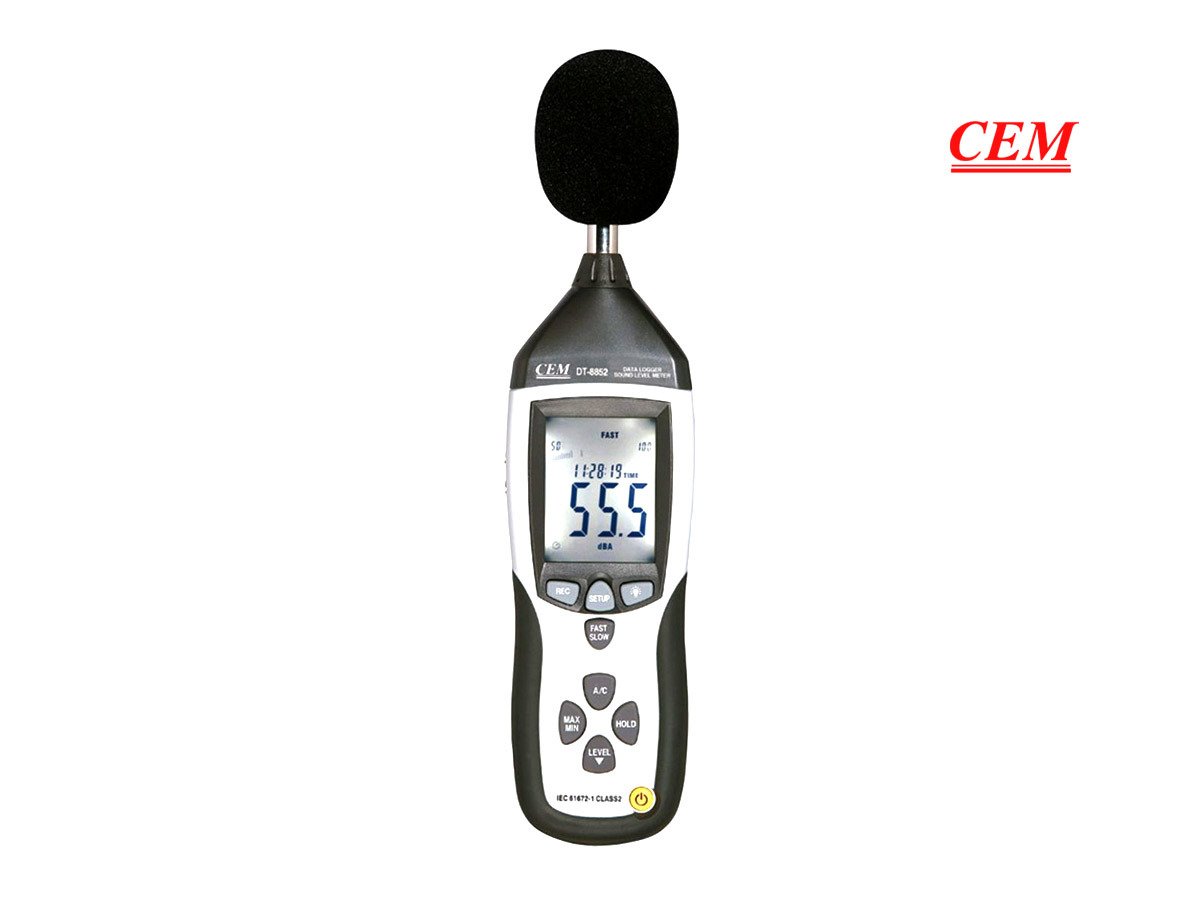 CEM DT-8852 Gürültü Ölçer ve Desibel Kayıt Cihazı