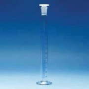Çalkalama Mezürü (Plastik kapaklı, cam, uzun form)