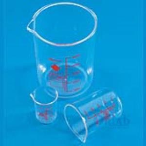 TPX Beher, Kırmızı Taksimatlı, 1000 ml