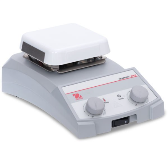 Ohaus e-G21HS04C Isıtıcılı Manyetik Karıştırıcı Analog 102 x 102 mm / 70... 500 °C / 200... 1.600 rpm / 15 L