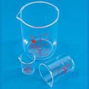 TPX Beher, Kırmızı Taksimatlı, 5000 ml