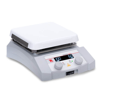 Ohaus e-G31HS07C Isıtıcılı Manyetik Karıştırıcı, 60-1600 rpm, 80-500°C, 15l, 18x18cm, Seramik, Dijital